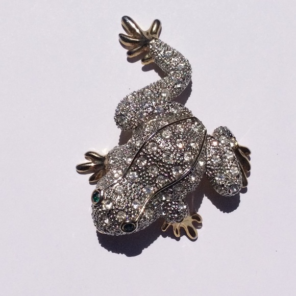 Fashion Jewelry | 3 1/2" XLarge Frog Pin - Picture 2 of 6